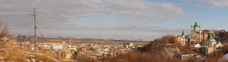 панорама Замковой горы