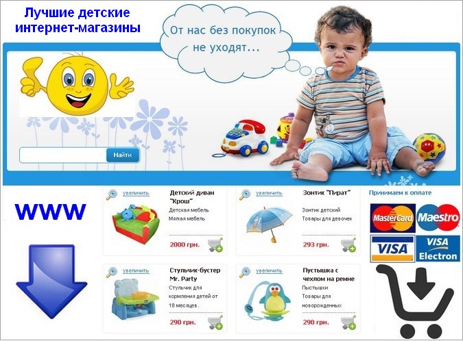 Детский интернет магазин Киев