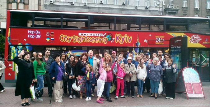 Экскурсия по Киеву на двухэтажном автобусе