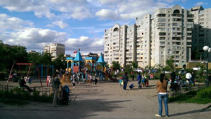 Детская площадка парк Позняки