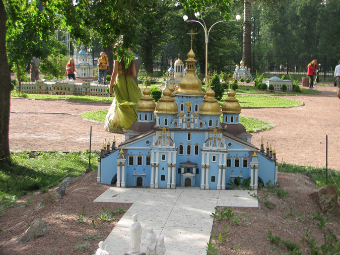 Михаловский собор в миниатюре Киев