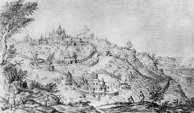 Киево Печерская Лавра в 1651 году (старые фотографии)