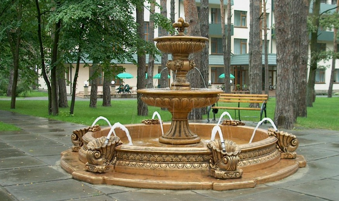декоративный фонтан для сада купить