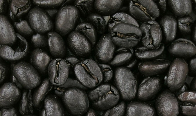 Темне обсмажування кави