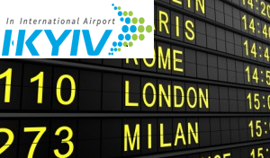 Online scorebord luchthaven "Kiev" (Zhulyany)