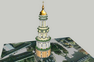 3D модель Большой Лаврской колокольни