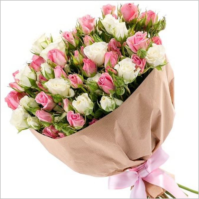 Букет кустовой розы