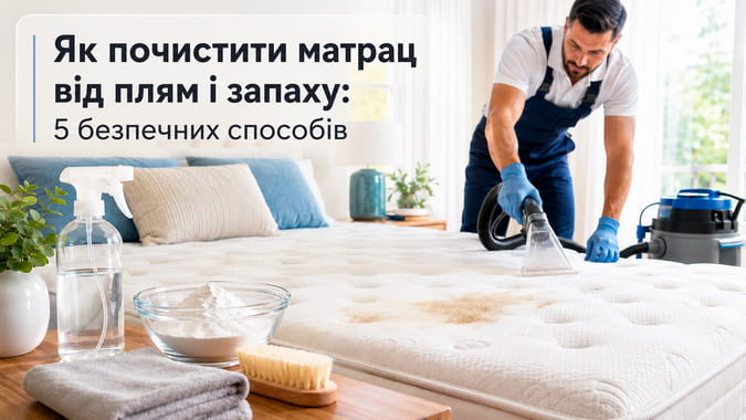 Як і чим почистити матрац від плям і запаху